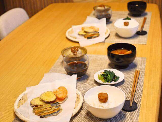 shojin ryori and tempra cooking