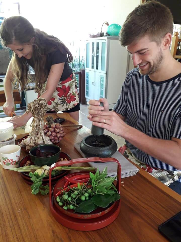 chiang mai vegan vegetarian cooking class