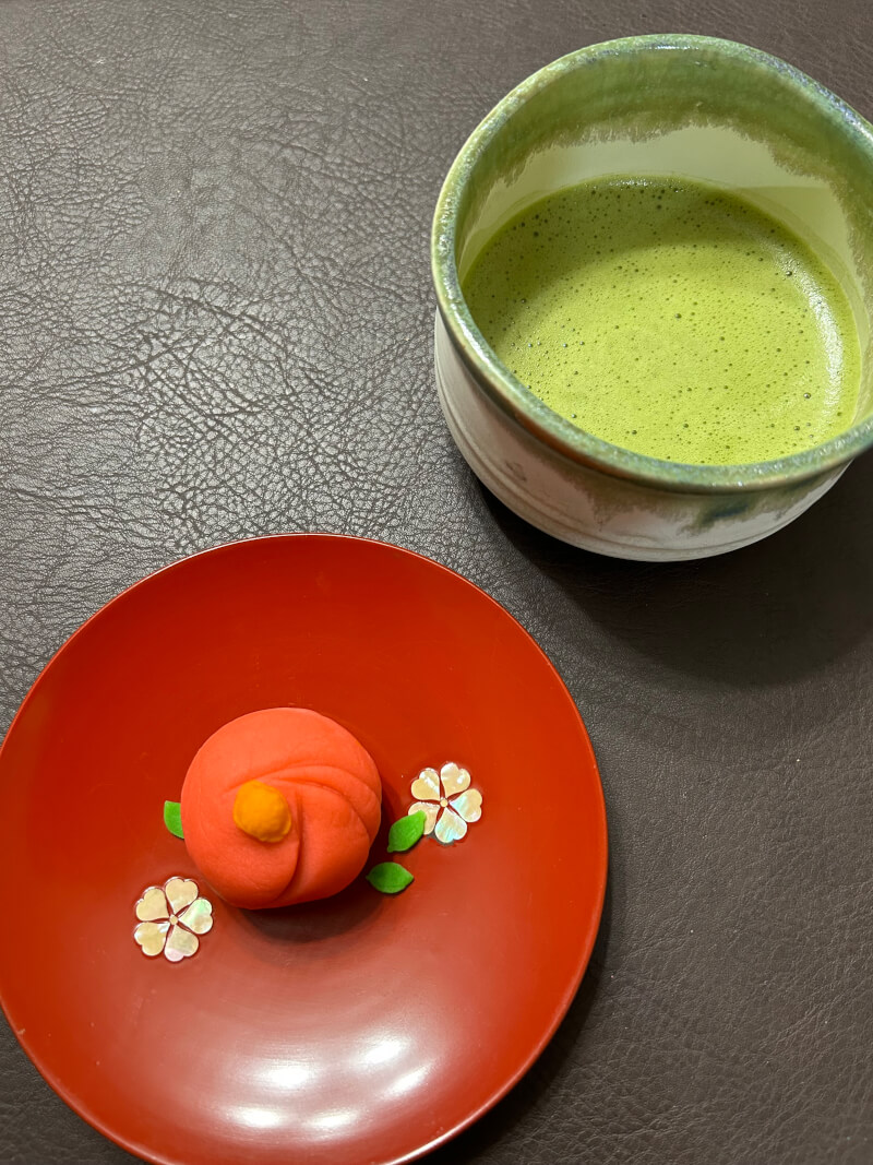  Enjoy Tea ceremony  （Table tea ceremony）and cook Japanese sweets!
