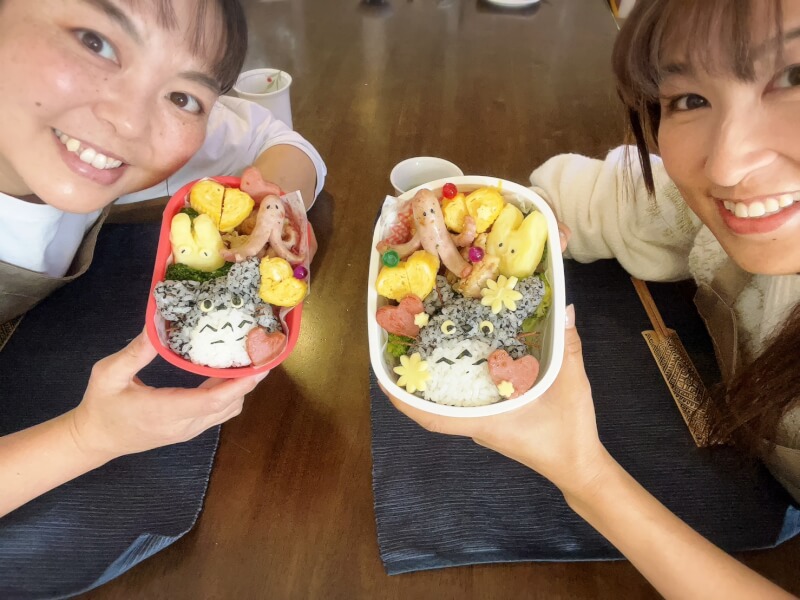 Bilingual Totoro Cute Character Bento cooking Class
