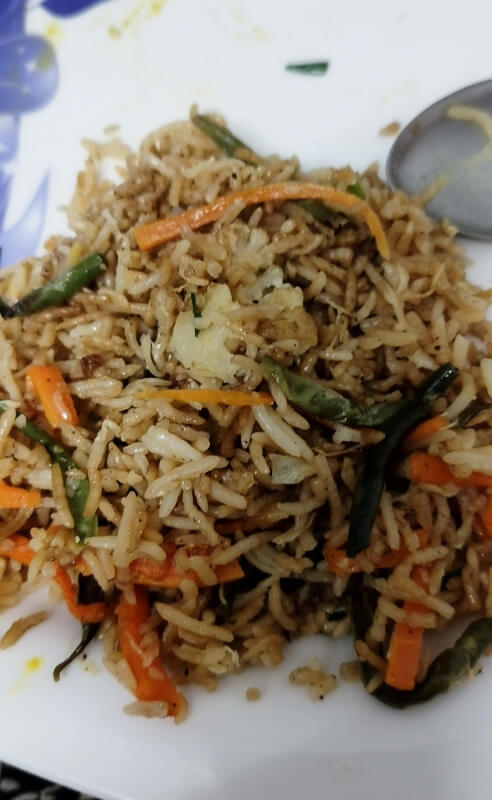 Veg fried rice