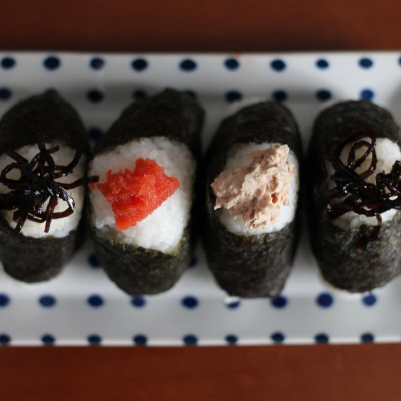 Let's make different kinds of onigiri!