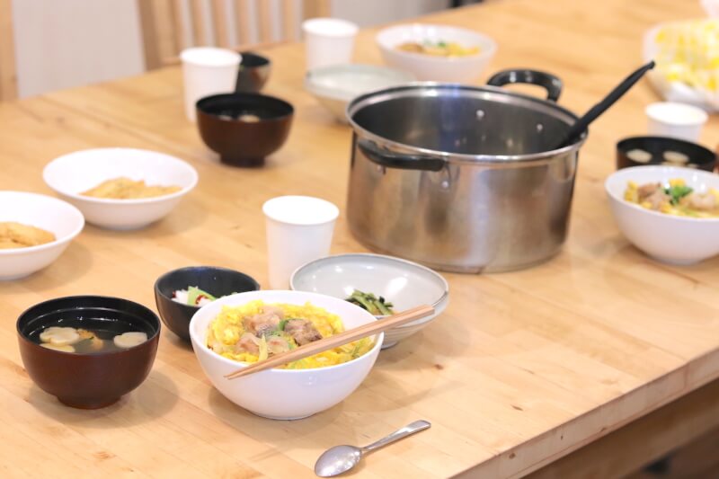 Osaka: Natural Fermented Oyakodon (chicken and egg rice bowl) set meal using koji