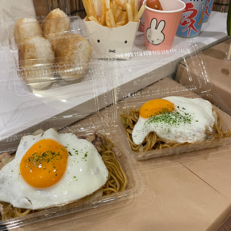 Experience making food from a Japanese festival stall at Kyoto