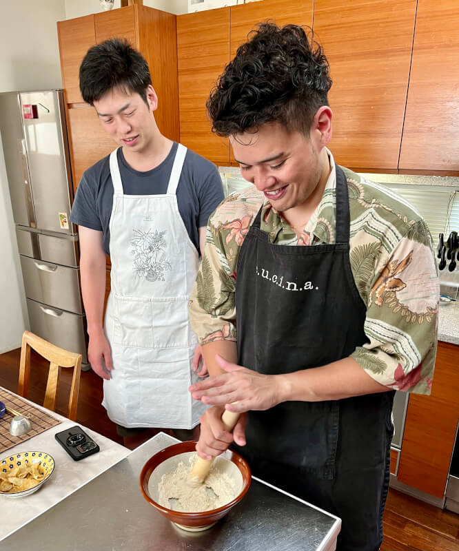 Class on making healthy side dishes using tofu