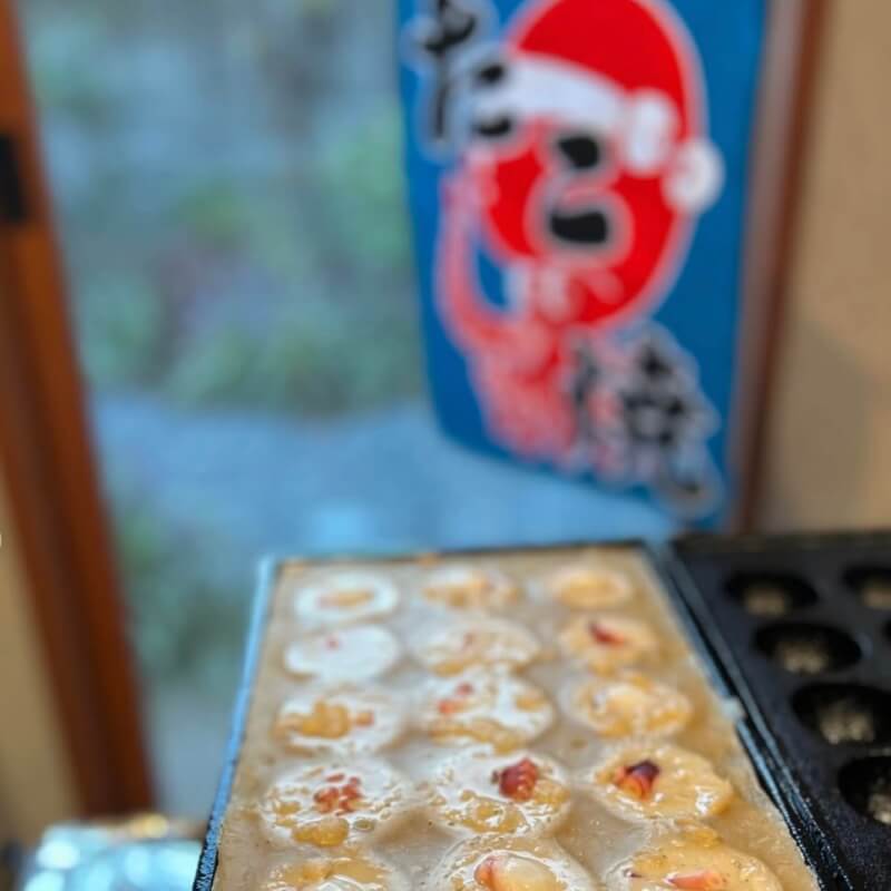 Takoyaki class by Japanese in Kyoto!