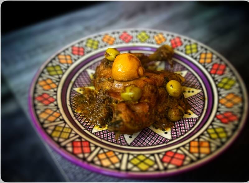 Voyage sans valise… mais avec un tajine poulet aux olives