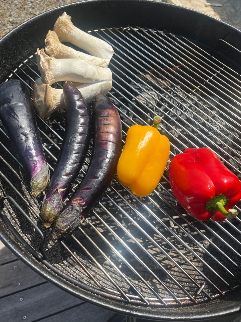 Japanese-style BBQ that can only be enjoyed in here