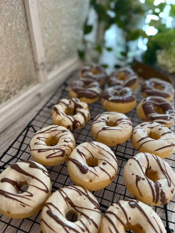 Rice flour baked doughnuts class 