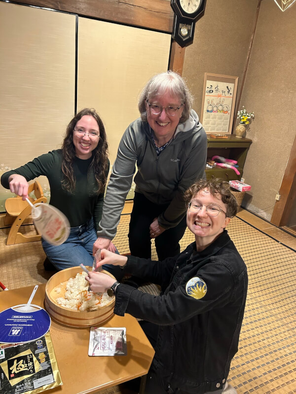 Traditional cooking experience in an old Japanese house