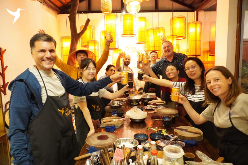 Hanoi Cooking Class: Pho/Bun Cha/Banh Xeo...+Free Egg/Salt Coffee