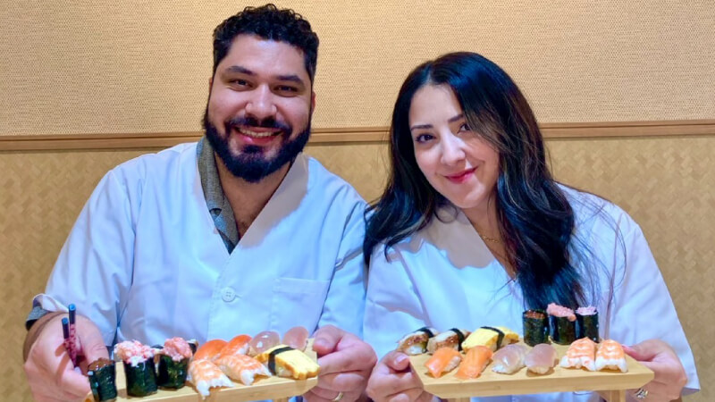 Make Sushi with your own hands in Namba, the heart of Osaka’s top tourist area!!