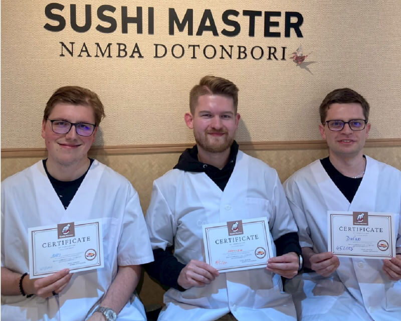 Get your Sushi Master Certificate!