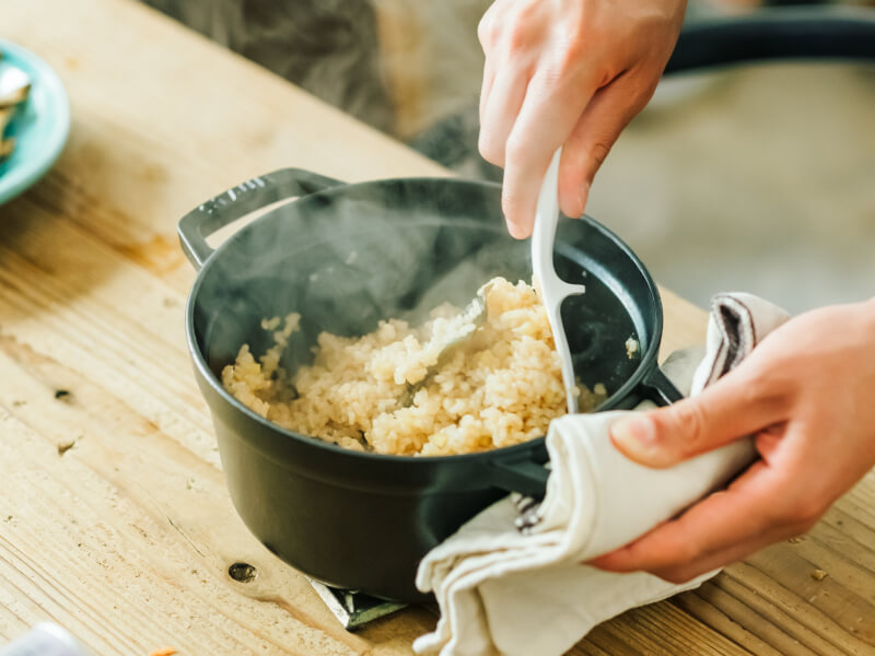 Prepare sushi-rice from scratch