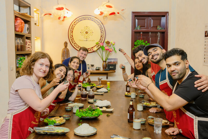 Sharing a Homemade Feast