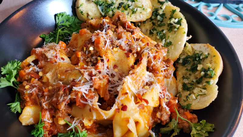 Make Pasta with Beef and Bacon Bolognese: Learn to make authentic Italian Pappardelle with a flavorful Bolognese in this online cooking class