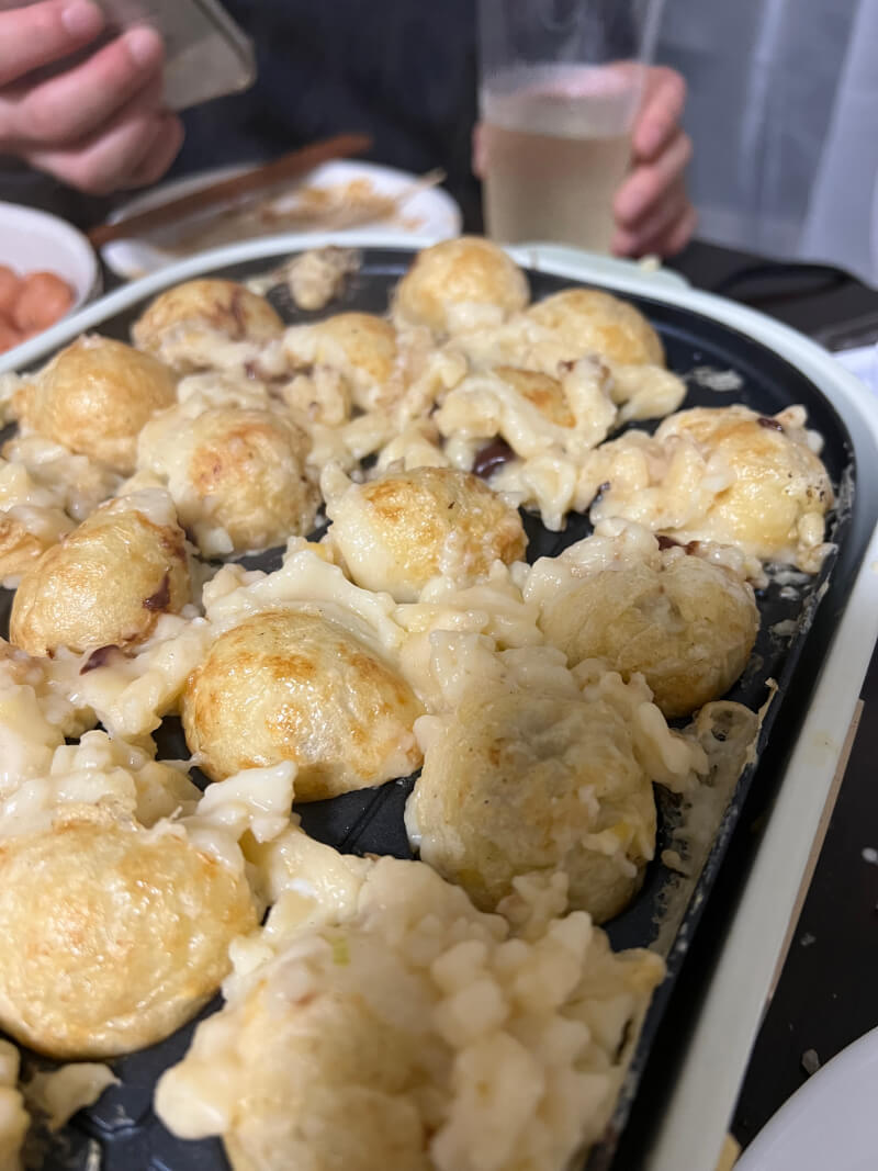Japanese authentic TAKOYAKI party