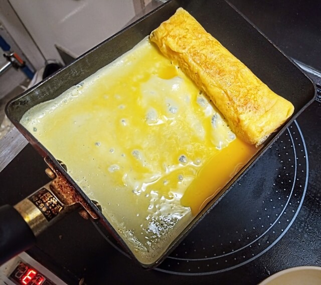 Okonomiyaki and Japanese foods cooking 