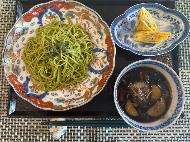 Matcha soba lunch and Tea ceremony experience