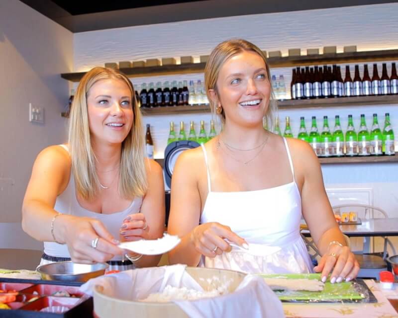 The sushi workshop begins