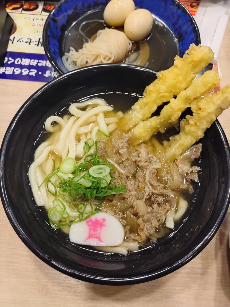 Seasonal Vegetables Tempura and Udon