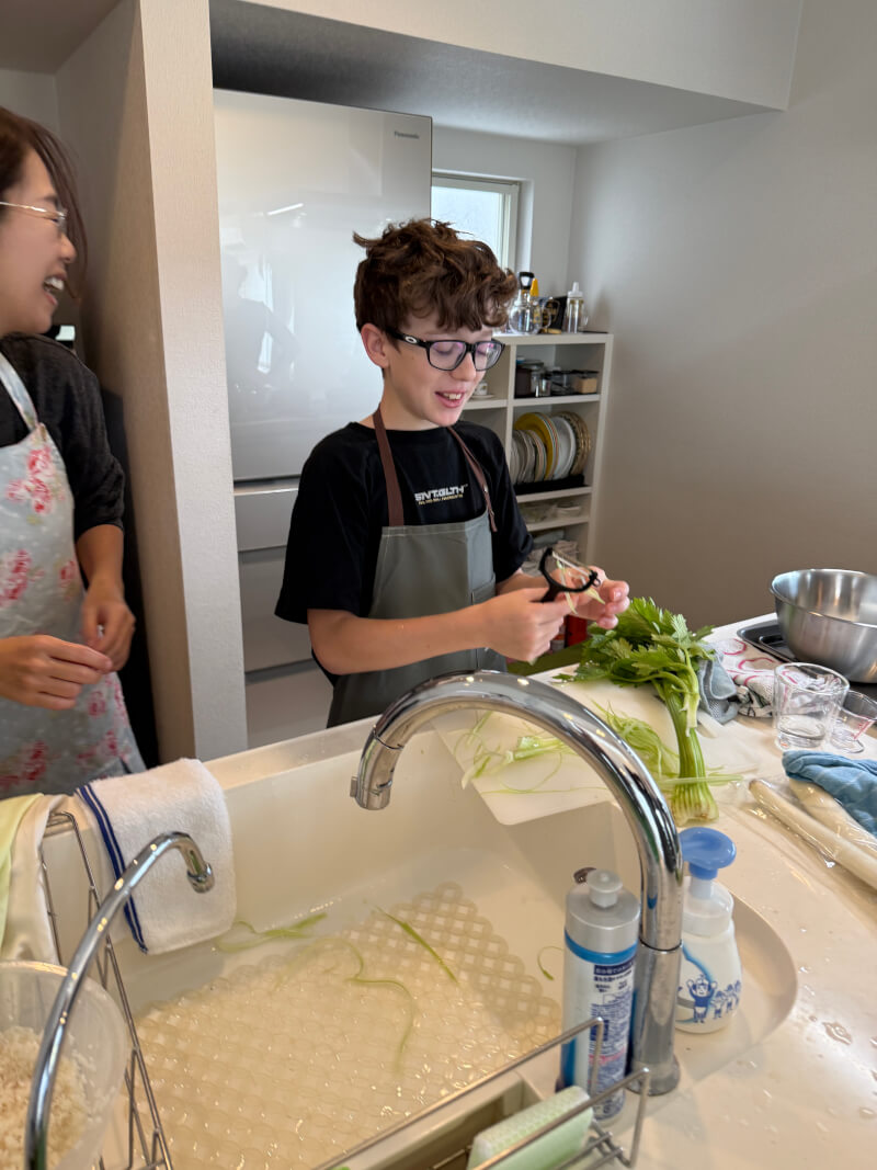 Prepare Side Dishes & Start Cooking Rice