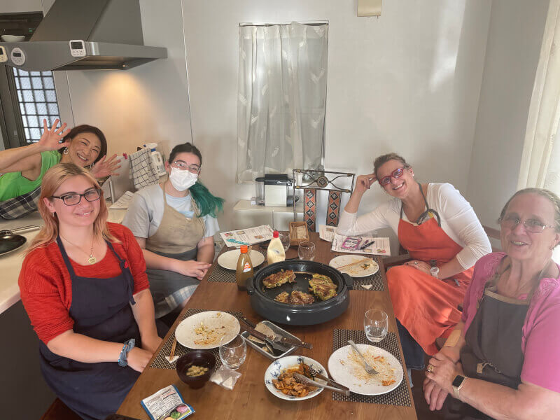 let’s eat and enjoy talking!