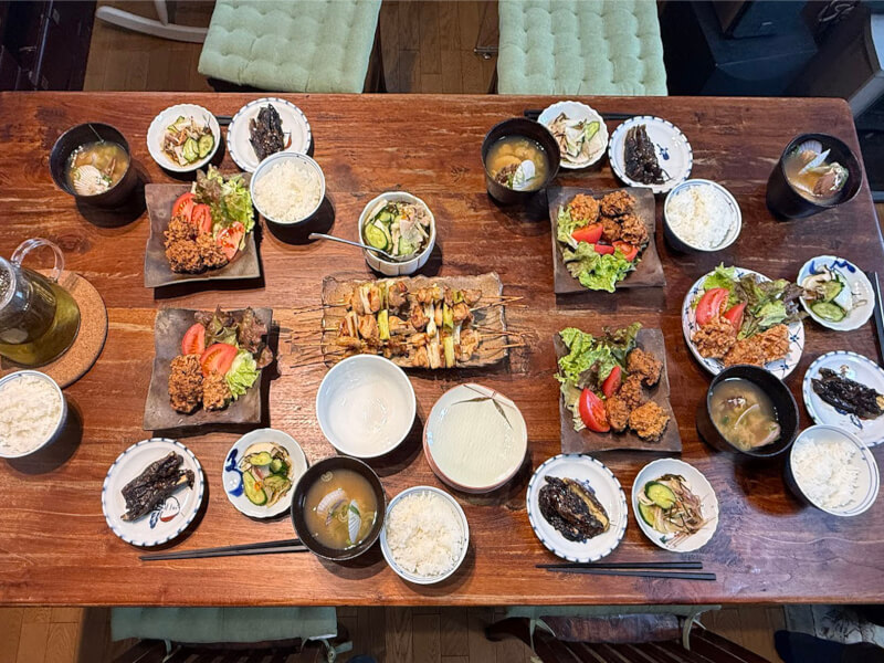 A Sample Menu from One of Our Cooking Classes