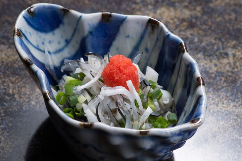 Yubiki & Fugu Skin with Ponzu