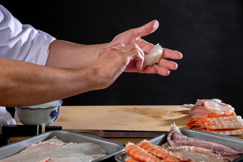 Try the sushi you made yourself