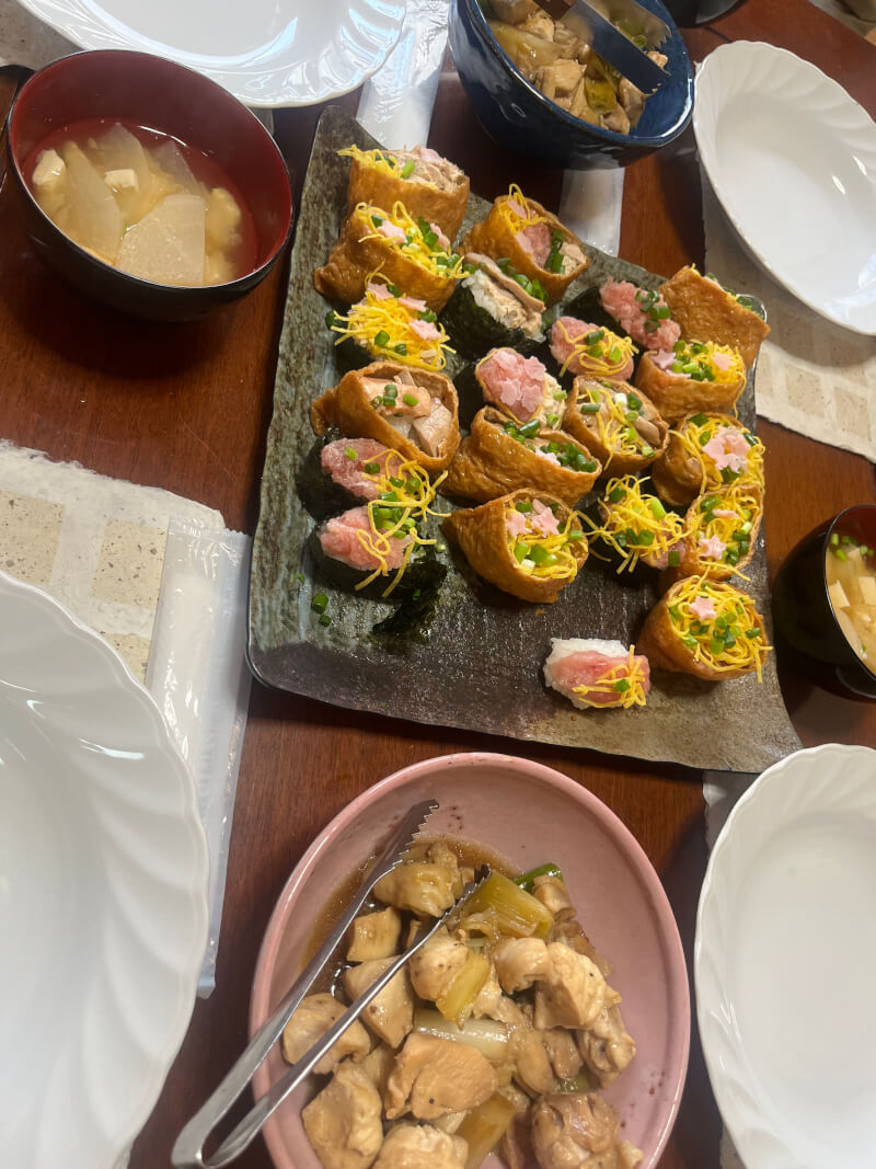 Japanese holiday comfort and home made lunch/ dinner 