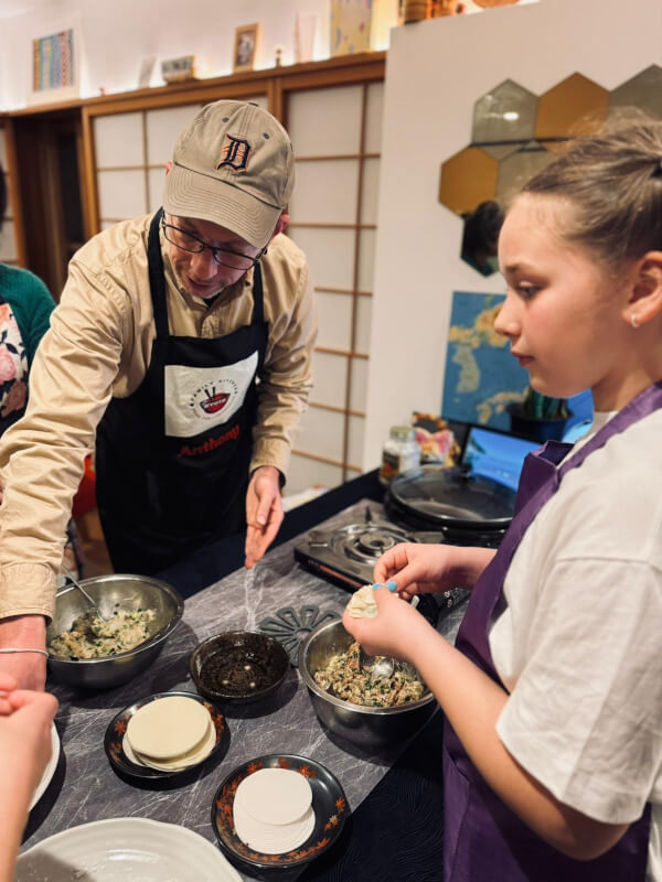 Learn to Make Homemade Gyoza　（optional)
