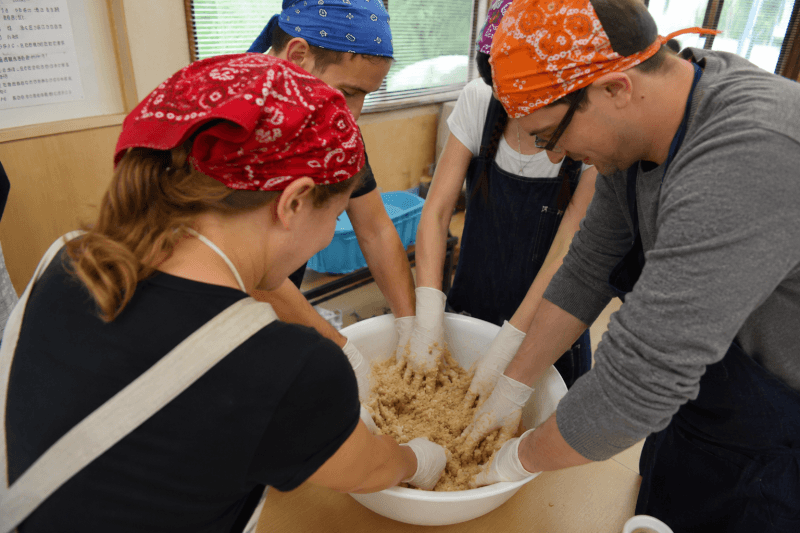 Traditional Miso Making Experience with Miso Soup & Rice Balls