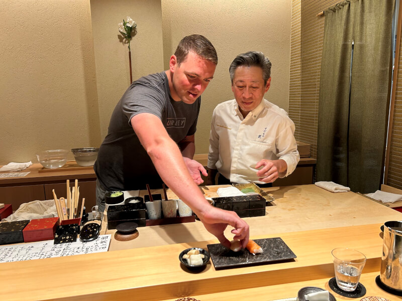 Authentic Sushi making experience at restaurant