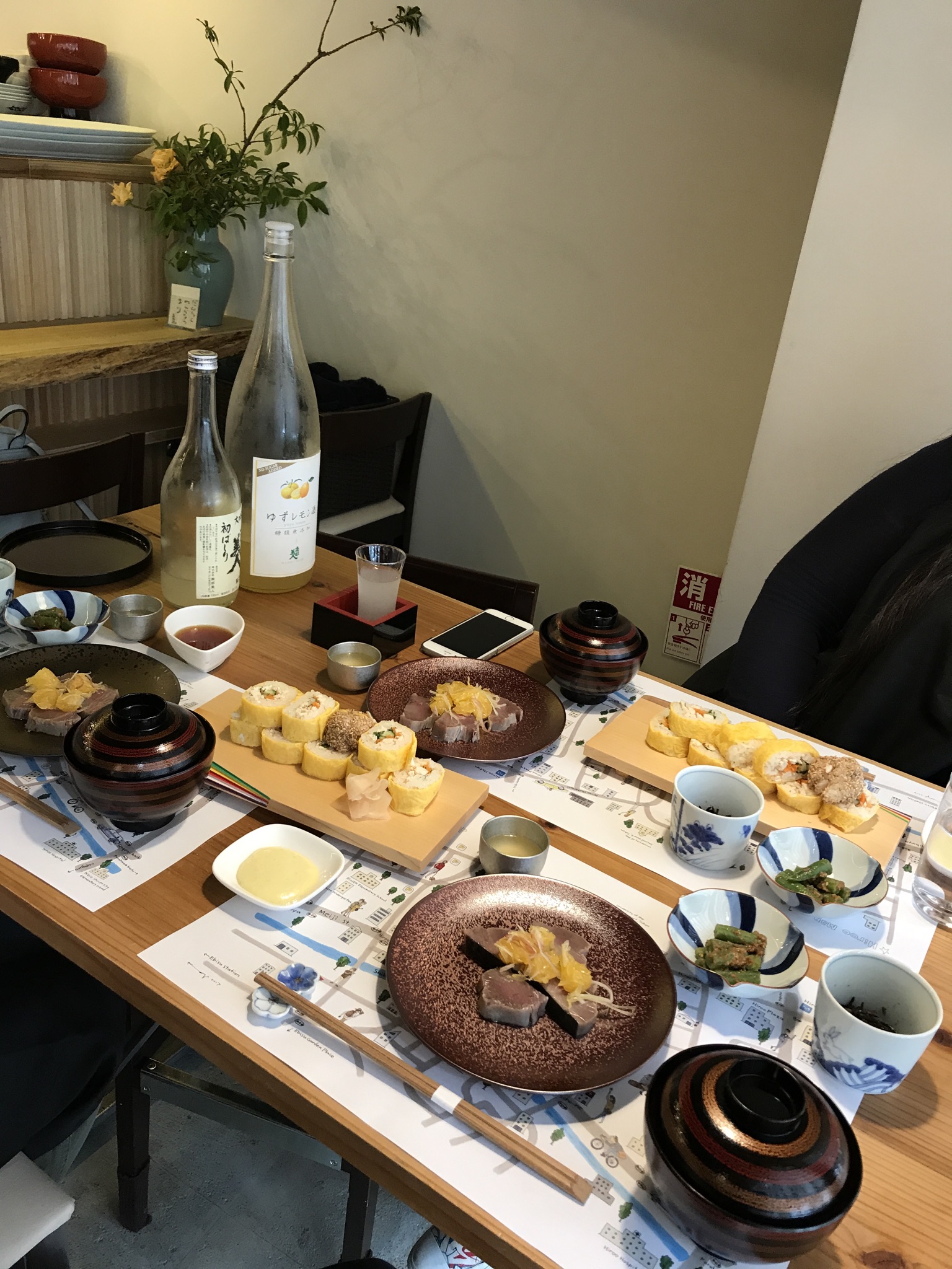 For Intermediate and advanced, Hands-On Japanese Cooking Class in a Restaurant by a Chef On Sunday.
