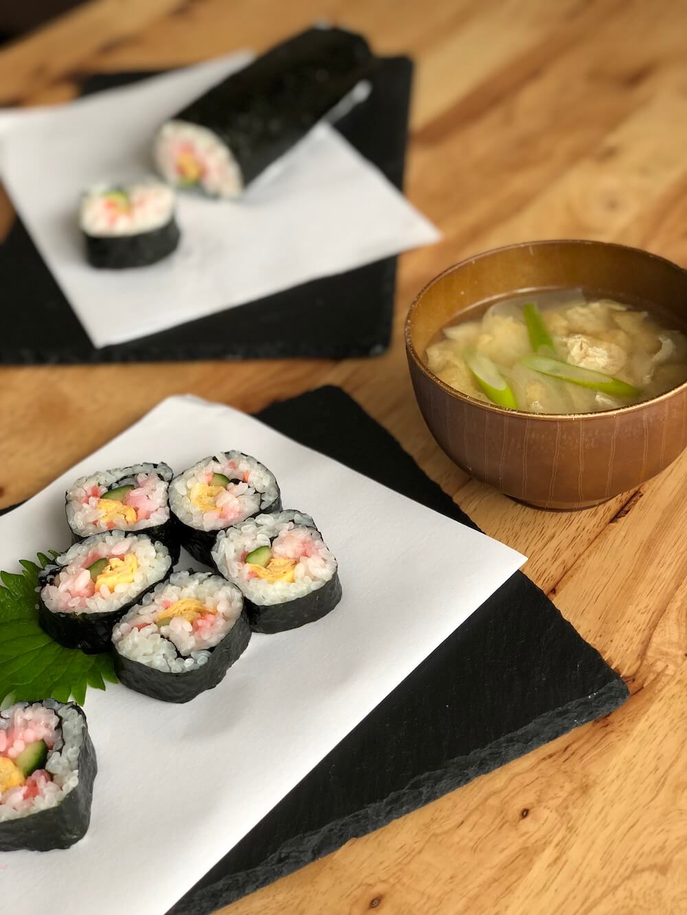 Roll Sushi & Miso Soup Cooking Class! With gift chopsticks!