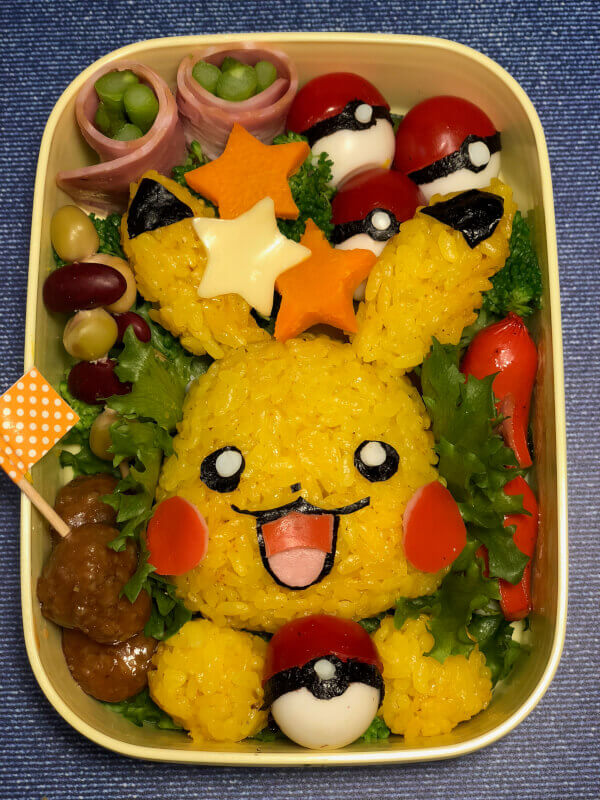 Pokemon Pikachu Bento Box  Japanese Happy Cooking Recipe 