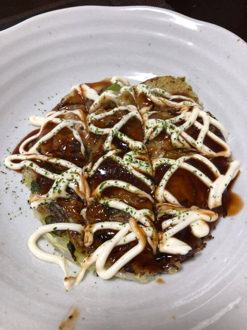 Vegan and Vegetarian Okonomiyaki Cooking