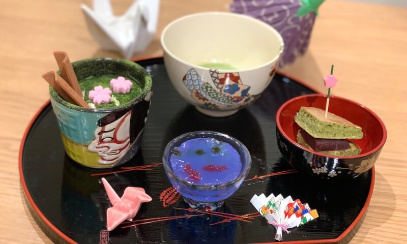 Matcha sweets making & Tea ceremony with Patissier