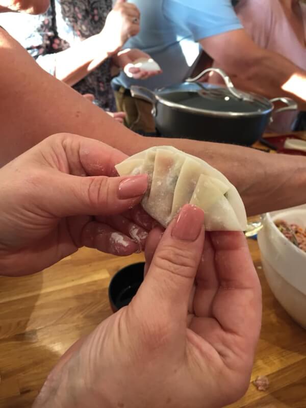 Gyoza cooking class from scratch in Tokyo !
