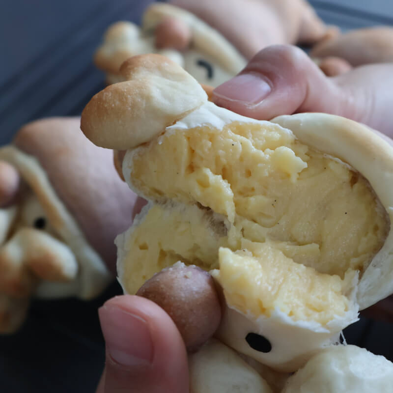 Let’s bake Japanese bread in Nagoya,Aich.
Santa Claus buns using the Yudane method