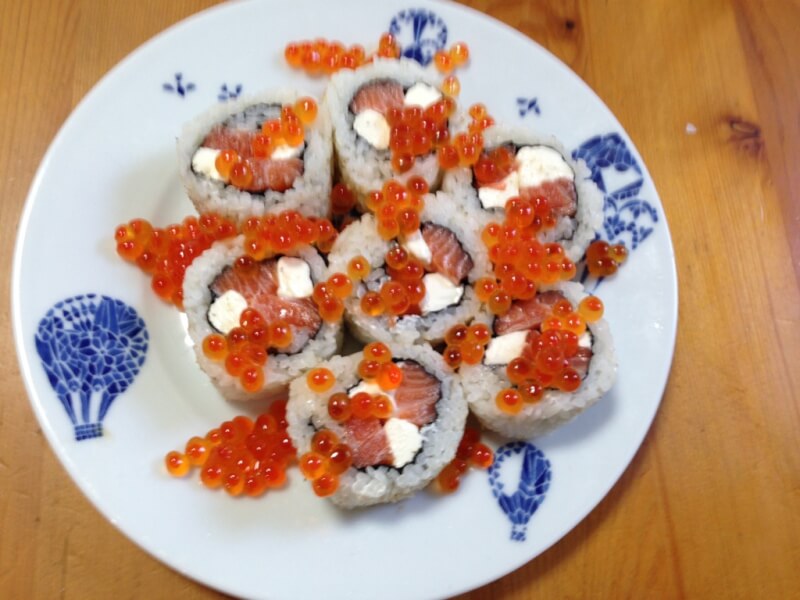 Enjoy sushi for party