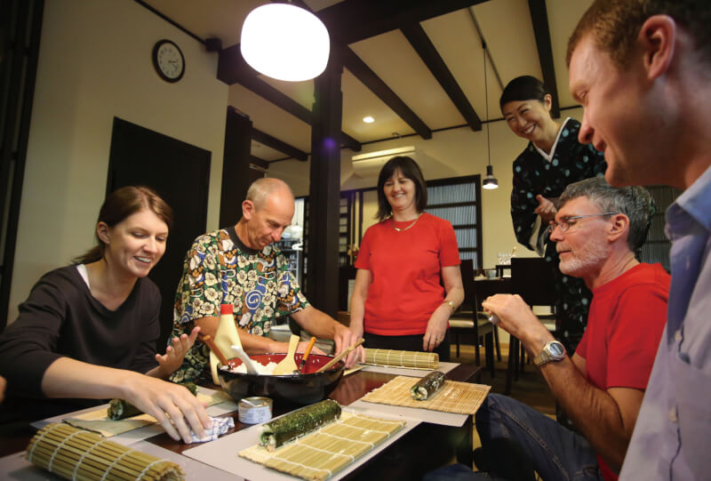 Authentic Japanese Cooking Class in Kyoto -sushi class
