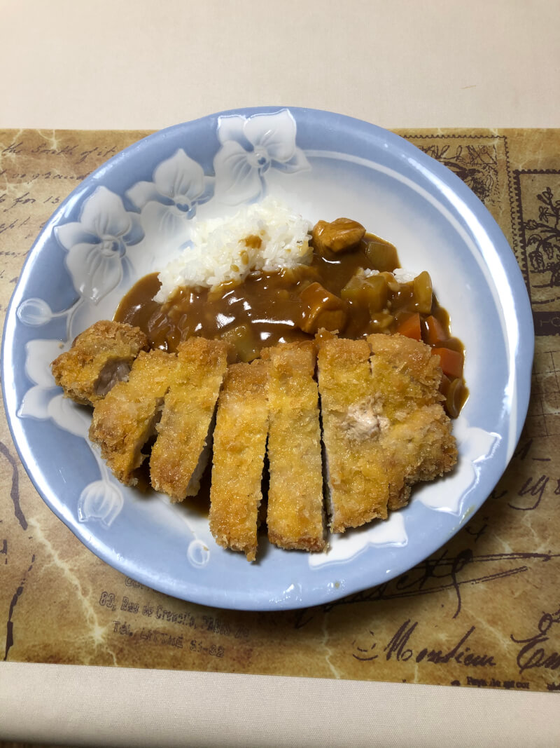 Curry rice as Japanese home cooking. From Kyoto Fushimi