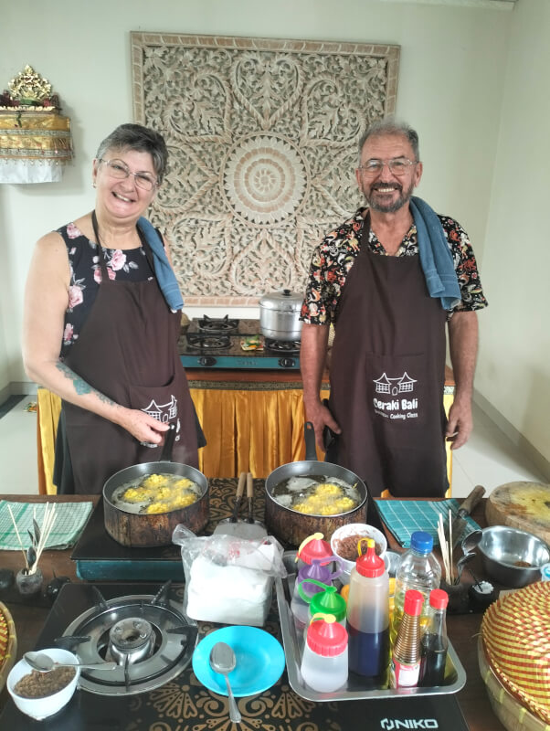 Fried corn with spices