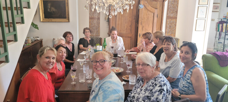 Team building group cooking class