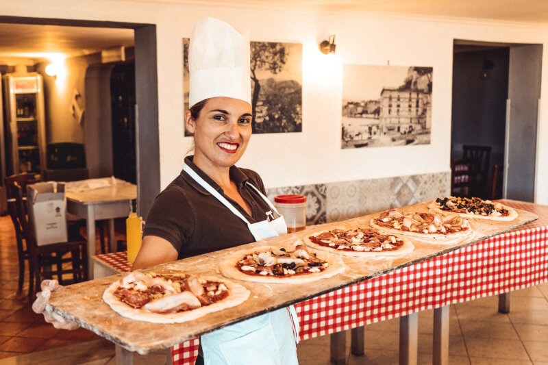 Pizza  Making in Sorrento