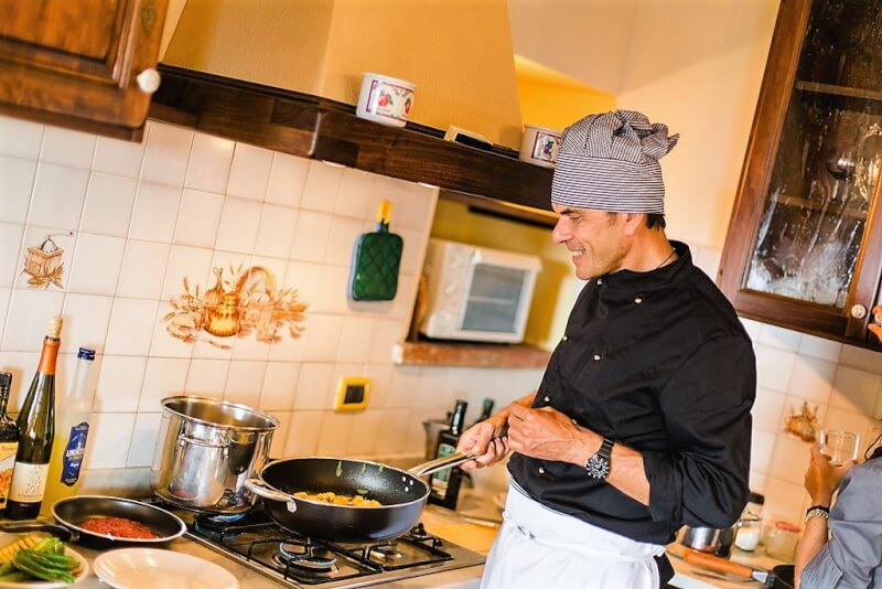 Gourmet cooking in Tuscany
