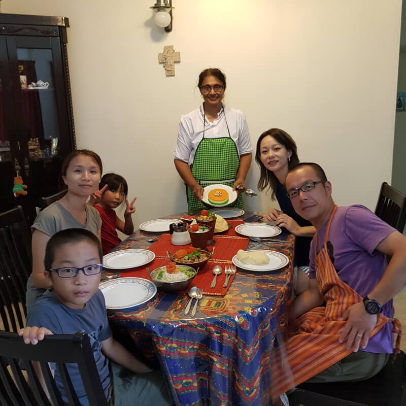 Cooking Class with A Family