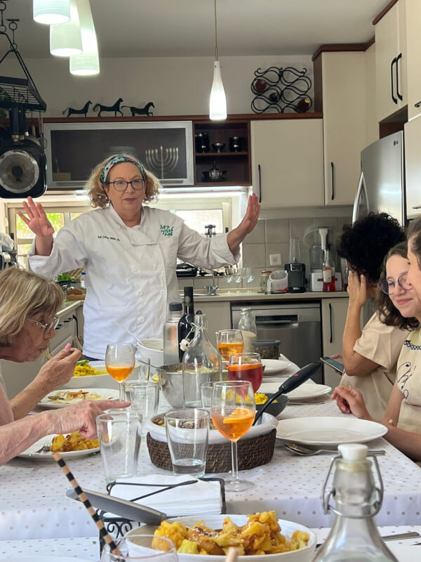 Israeli cooking class and meal